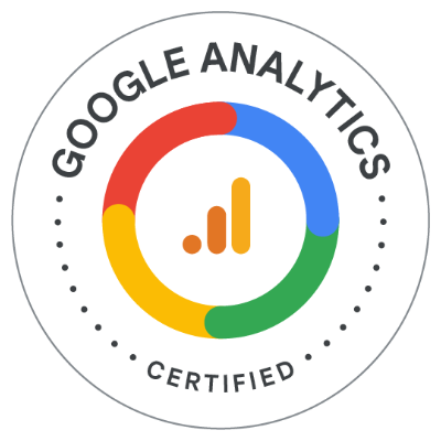 Google Analytics 4 Certified badge